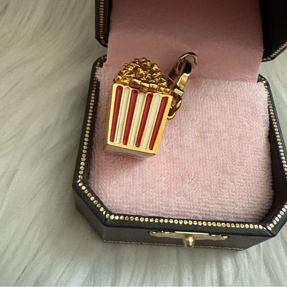 Authentic Juicy Couture Popcorn Bucket Charm - Picture 2 of 6